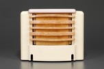 Kadette ’Classic’ Radio Model K-13 in Ivory and Lavender Plaskon - Rare